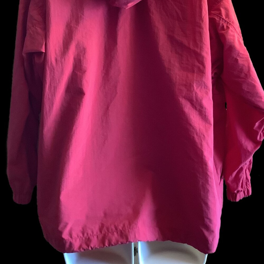 Columbia Vintage Mens Red Kangaroo Zip Pouch Side Pocket Pullover Hoodie - Picture 9 of 10
